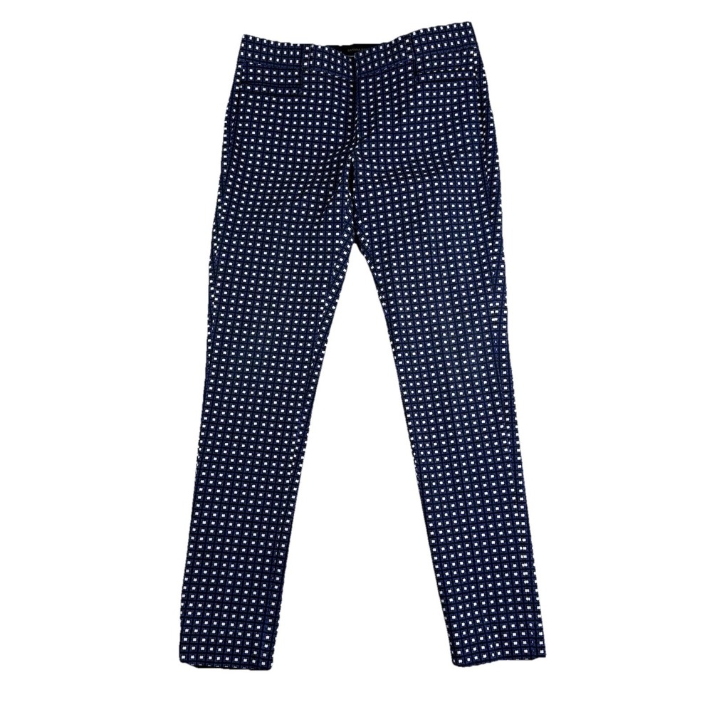 Banana Republic Sloan Pants Women's 0 Geometric Slim Stretch Ankle